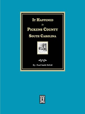 cover image of It Happened in Pickens County, South Carolina